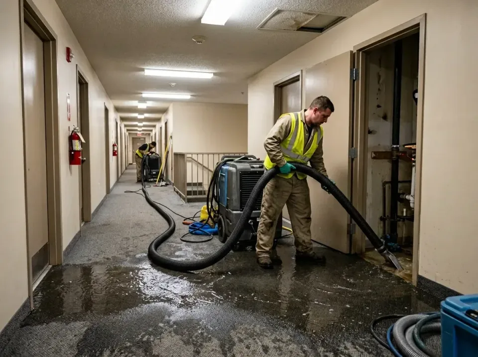 multi-unit-apartment-hallway-f-005 — frequently asked questions, Emergency Burst Pipe Water Extraction & Removal in Little F…